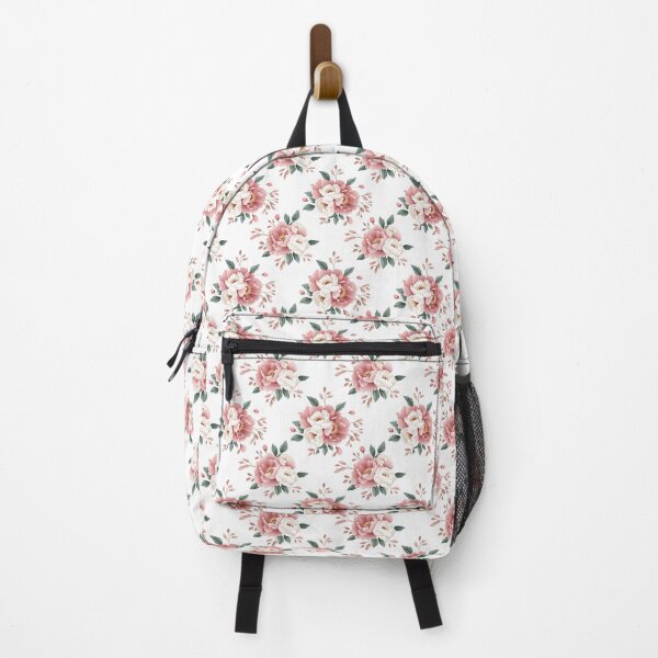 Item preview, The image shows a seamless pattern featuring pink and white peony flowers with green leaves on a clear white background, giving an elegant and delicate design. designed and sold by rujlaphusstudio.