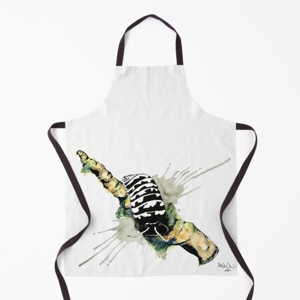 Item preview, Armadillidium Maculatum "Zebra" Isopod Watercolor designed and sold by Gyngr-art.