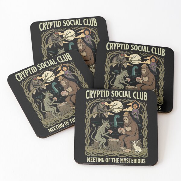 Item preview, Cryptid Social Club Mysterious Forest Gathering designed and sold by k3rstman1.