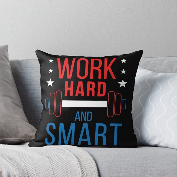 Item preview, Work Hard and Smart Motivational Design designed and sold by MySimpleFlow.