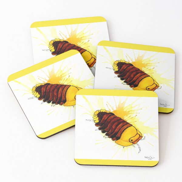 Item preview, Cubaris "Rubber Duckie" Isopod Watercolor designed and sold by Gyngr-art.