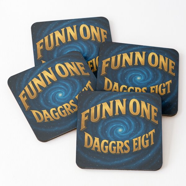 Item preview, FUNN ONE — DAGGRS EIGT (Cosmic Gold Edition) designed and sold by Rectoryprint.