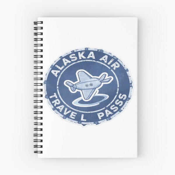 Artikelvorschau, Alaska Air Travel Pass Passstempel-Aufkleber entworfen und verkauft von Gscode.