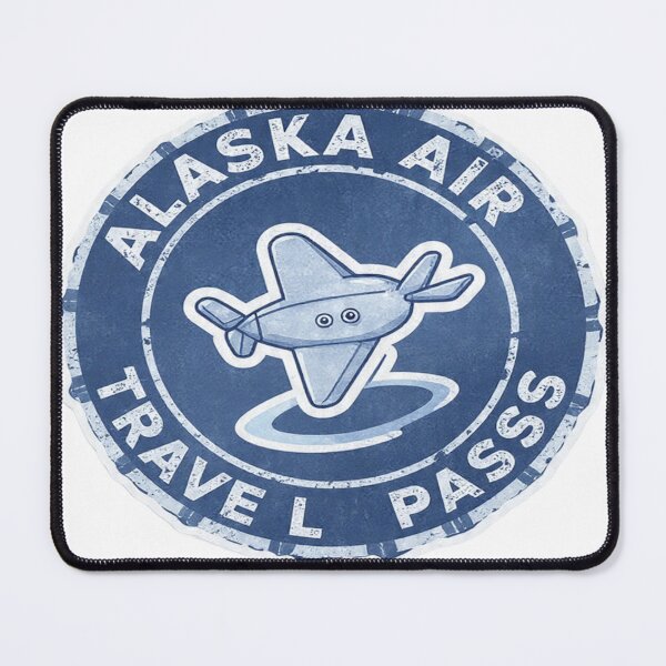 Item preview, Alaska Air Travel Pass Passport Stamp Sticker designed and sold by Gscode.