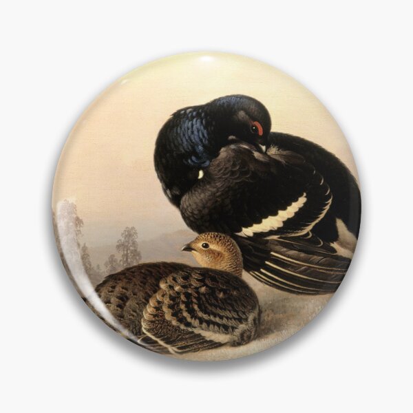 Item preview, Black grouse, cock and hen, 1869, by Ferdinand von Wright designed and sold by AngyDesigns49.