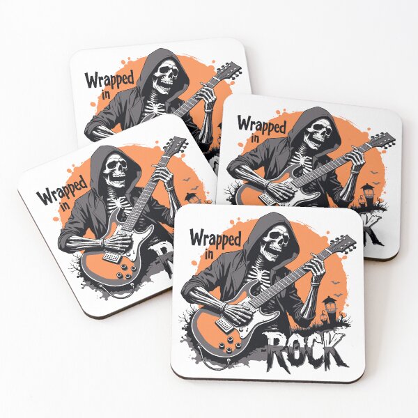 Item preview, Halloween Rock Skeleton Guitarist – Undead Concert Vibes designed and sold by MED-AFDS.