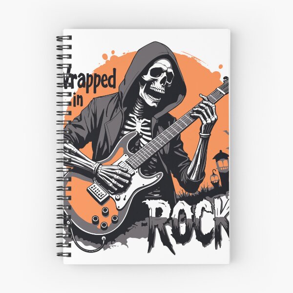 Item preview, Halloween Rock Skeleton Guitarist – Undead Concert Vibes designed and sold by MED-AFDS.