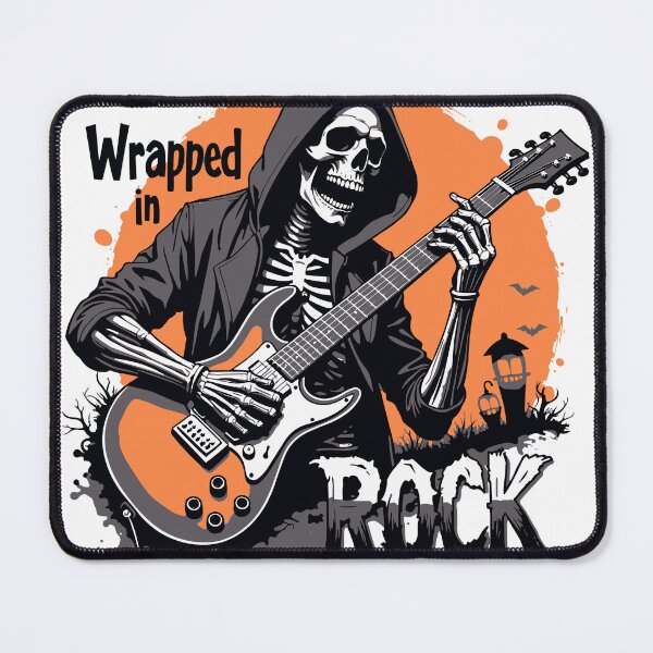 Item preview, Halloween Rock Skeleton Guitarist – Undead Concert Vibes designed and sold by MED-AFDS.