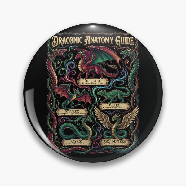 Item preview, Draconic Anatomy Guide Fantasy Dragon Creatures designed and sold by k3rstman1.