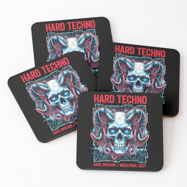 Item preview, Hard Techno Cyber Skull Rave Industrial designed and sold by k3rstman1.