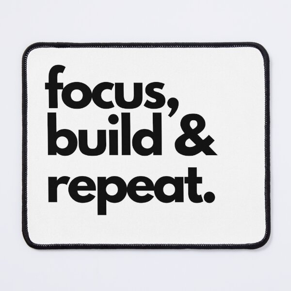 Item preview, Focus. Build. Repeat. – A minimalist design for creators and entrepreneurs. designed and sold by LWDesignLab.