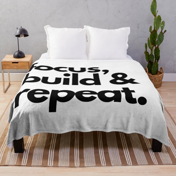 Item preview, Focus. Build. Repeat. – A minimalist design for creators and entrepreneurs. designed and sold by LWDesignLab.