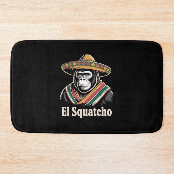 Item preview, El Squatcho Bigfoot Western Mexican Sasquatch designed and sold by Belkisallen.