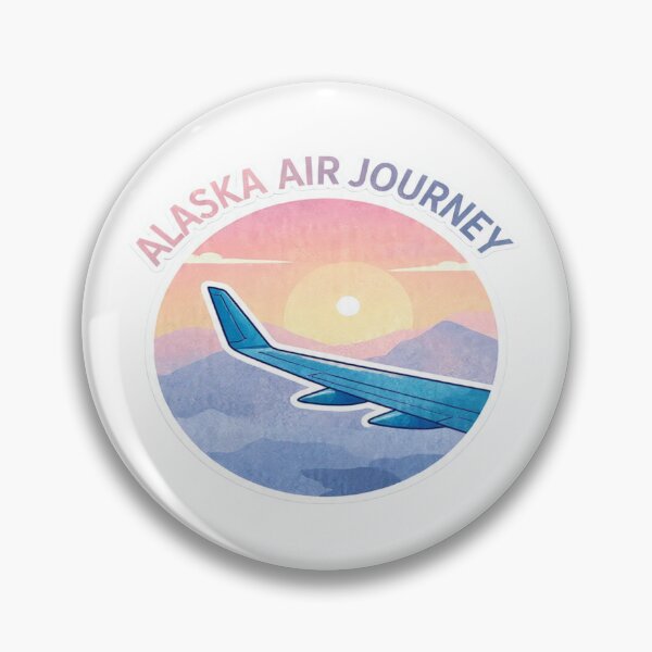 Item preview, Alaska Air Journey Wing View Aesthetic Sticker designed and sold by Gscode.