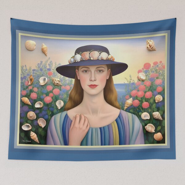 Item preview, The Woman with the Hat of Shells designed and sold by Nira Dabush.