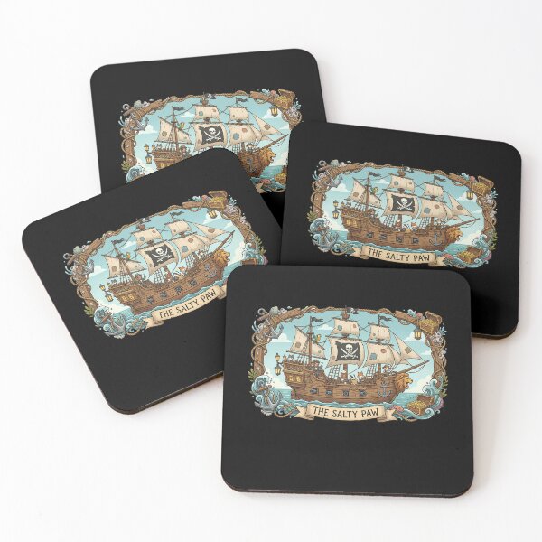 Item preview, The Salty Paw Animal Pirate Crew designed and sold by k3rstman1.