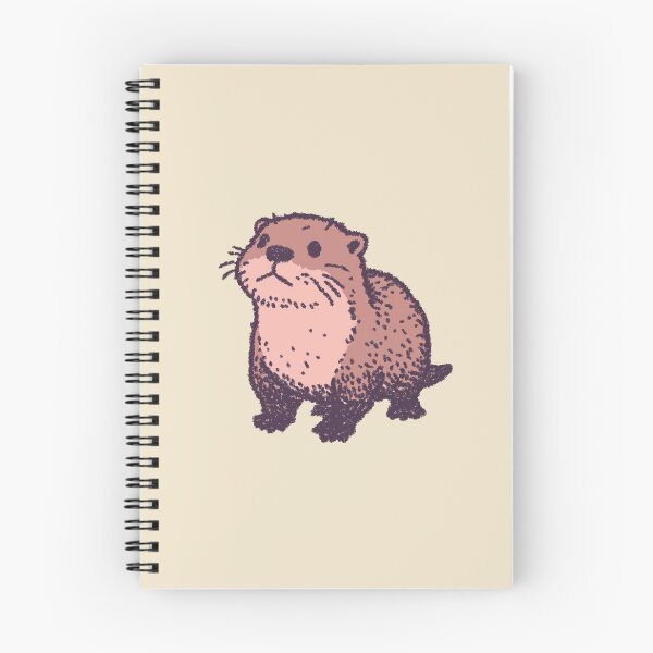 Item preview, Cute Otter, textured pastel illustration designed and sold by Magnificent Lizard.