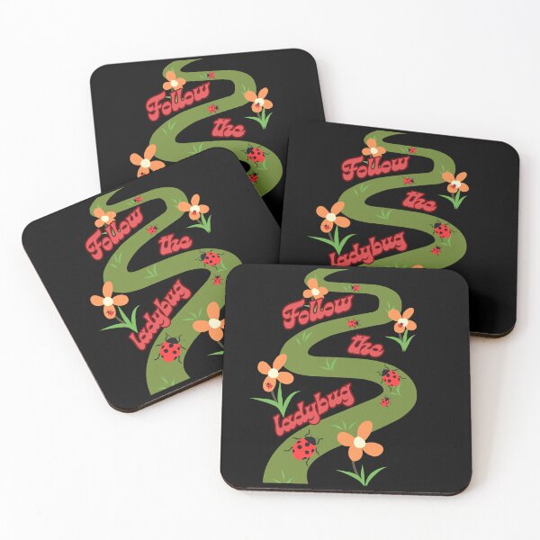 Item preview, Lady Bug Trail – Cute Ladybug Walking on Grass Illustration designed and sold by LiotasowaFlow.
