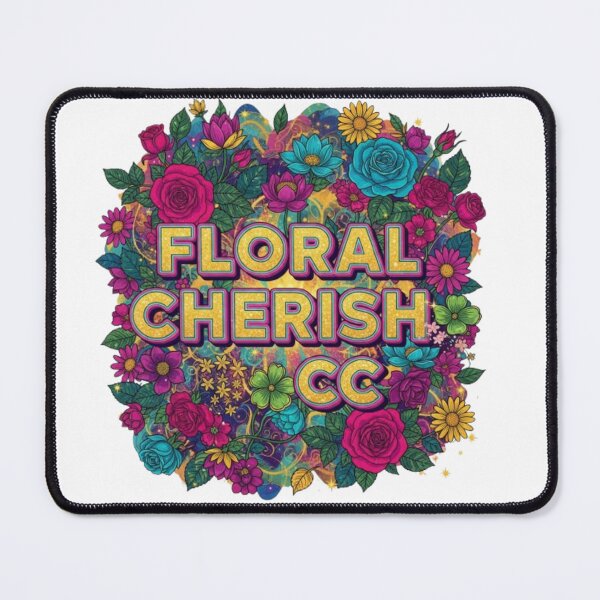 Item preview, **COLORFUL FLORAL CHERISH❤ Flowers⭐Design designed and sold by WorthyByDwethi.