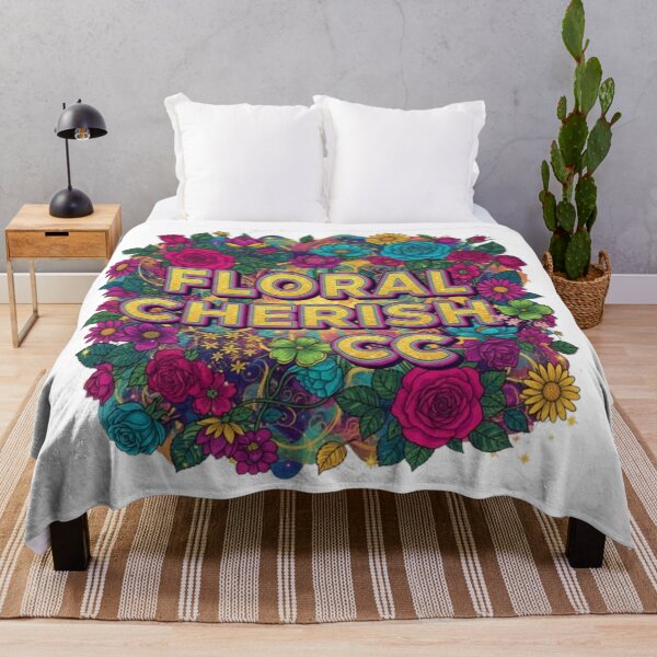 Item preview, **COLORFUL FLORAL CHERISH❤ Flowers⭐Design designed and sold by WorthyByDwethi.