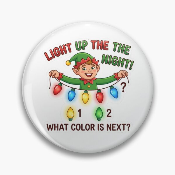 Item preview, Christmas Elf Color Pattern – What Color Is Next? Kids Magnet designed and sold by MiracleDroplet.