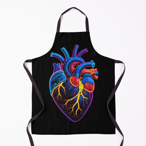Item preview, A Neon Human Heart designed and sold by HUMORONCOTTON.