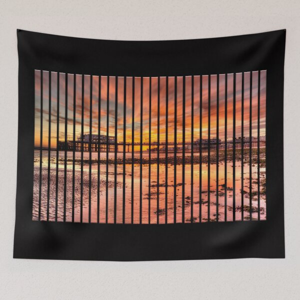 Item preview, Alternative depiction of Worthing Pier, Sussex, UK designed and sold by HazyApplePhoto.