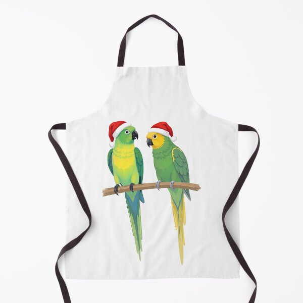 Item preview, Christmas Budgies Santa Hats Cute Parrot Birds designed and sold by TeeARTHY.
