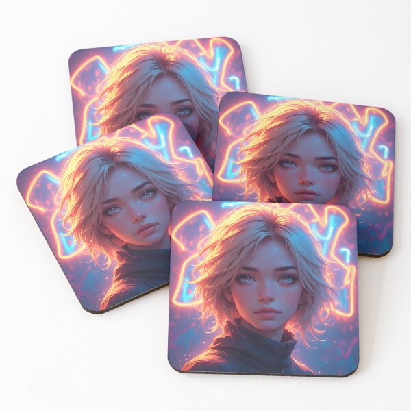 Item preview, Cyberpunk Art Work Short Hair Blonde designed and sold by Greenway Creations.