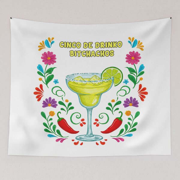 Item preview, Cinco de Drinko Bitchachos Funny Margarita   designed and sold by TeeARTHY.