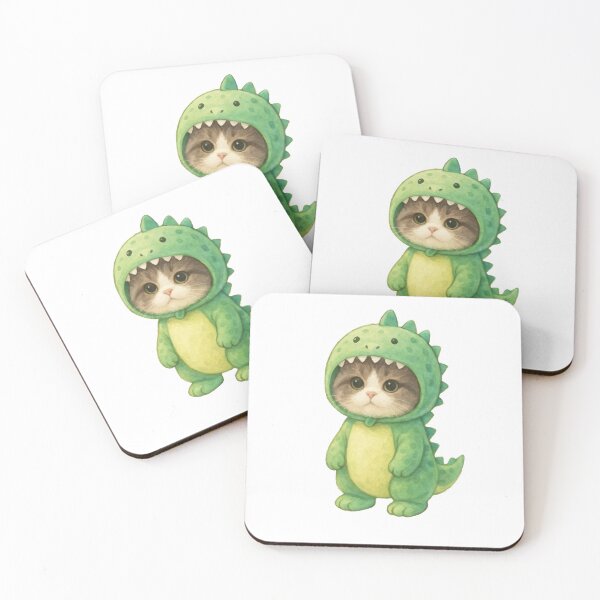 Item preview, Little Dino Cub Kitty: The Cutest Baby Dragon Cat designed and sold by Nope Cats.