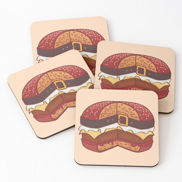 Item preview, Santa Belt Christmas Burger designed and sold by BGMeYou.