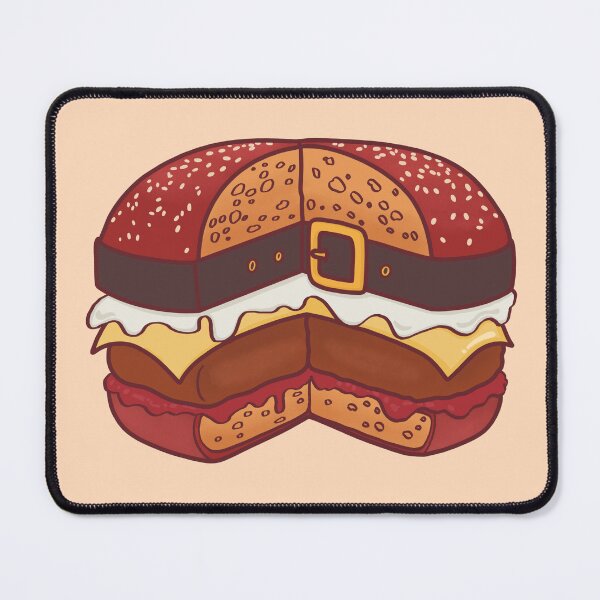 Item preview, Santa Belt Christmas Burger designed and sold by BGMeYou.