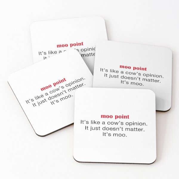 Item preview, Moo Point Definition.  designed and sold by CoCoArt-Ua.