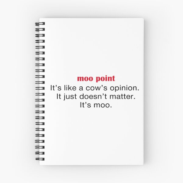 Item preview, Moo Point Definition.  designed and sold by CoCoArt-Ua.