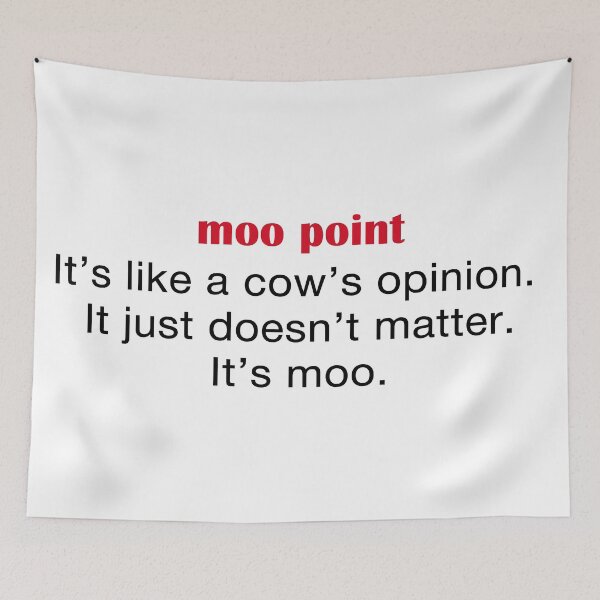 Item preview, Moo Point Definition.  designed and sold by CoCoArt-Ua.