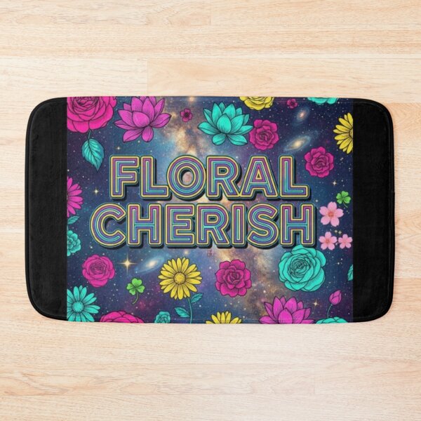 Item preview, **COLORFUL FLORAL CHERISH❤ Flowers⭐Design designed and sold by WorthyByDwethi.