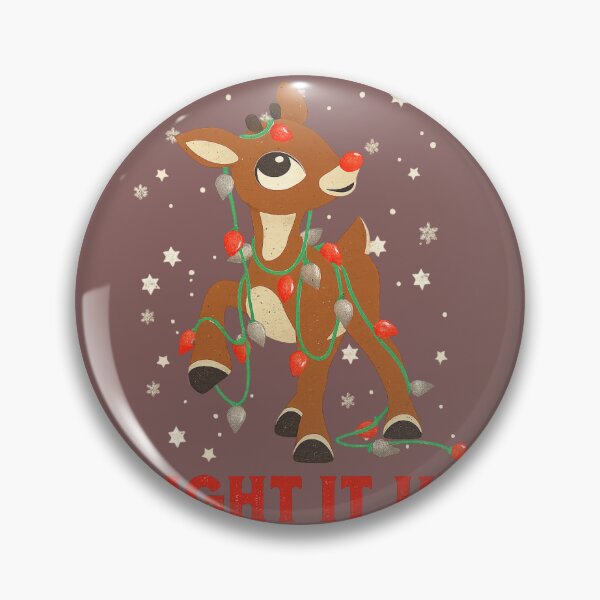 Item preview, Light It Up Cute Christmas Reindeer Cute Reindeer Christmas Lights Funny Holiday Design T-Shirt designed and sold by Omarmadani.