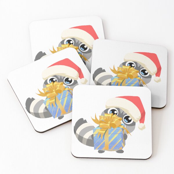 Item preview, Robbie Raccoon - Christmas Gift designed and sold by kimkingart.