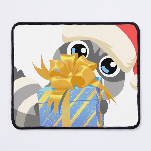 Item preview, Robbie Raccoon - Christmas Gift designed and sold by kimkingart.