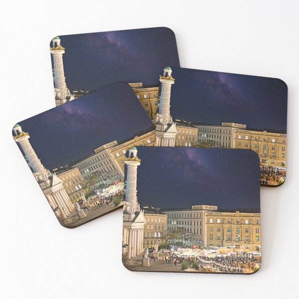 Item preview, Christmas market on Karlsplatz in Vienna at night designed and sold by goceris.