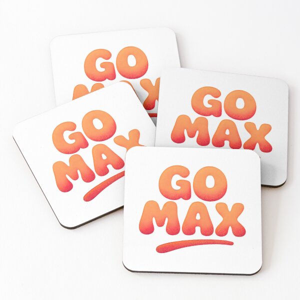 Item preview, Go Max Bold Motivation Energetic Retro Inspired Slogan  designed and sold by ImeldaSparks.