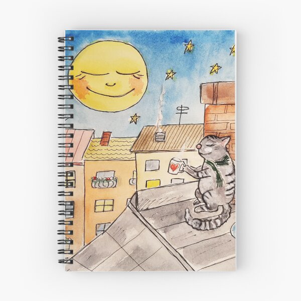 Item preview, Cat on the roof designed and sold by MariaWinterArt.