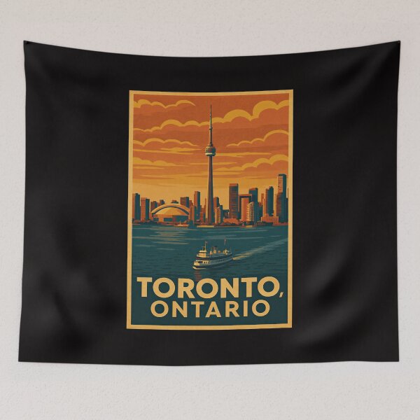 Item preview, Toronto, Ontario Travel Poster designed and sold by VoglR.
