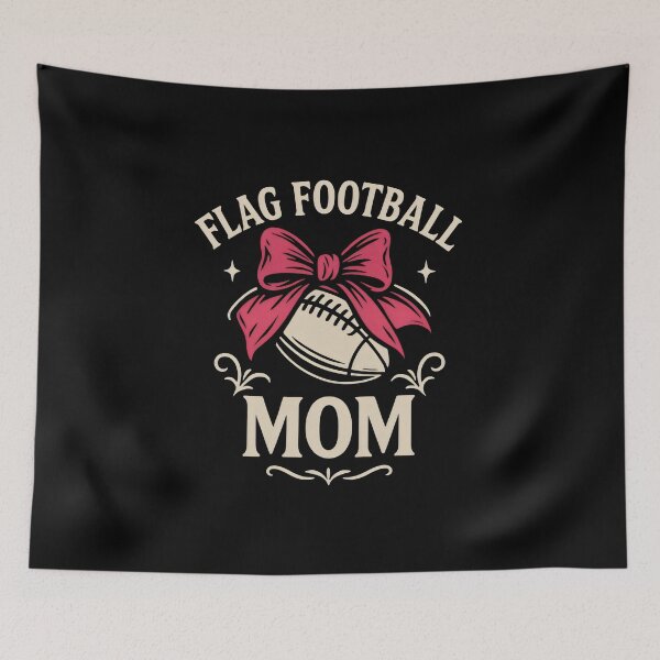 Item preview, Flag Football Mom designed and sold by DemureArtsy.
