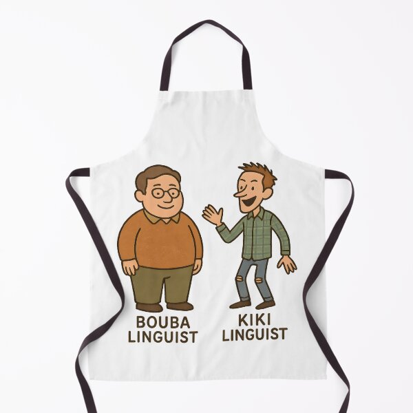 Item preview, Bouba Linguist vs Kiki Linguist – Bouba Kiki Effect, Linguistics Humor, Cognitive Science, Phonetics, Academic Nerd Gift, Funny Linguist Design designed and sold by Nerd Romance Café.