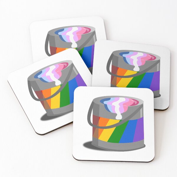 Item preview, Proud Paint Bigender Flag in a Bucket designed and sold by HarveyHandcraftsandDesigns.