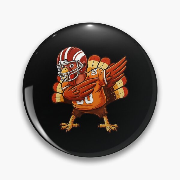 Item preview, Funny Turkey Football Thanksgiving Touchdown Humor  designed and sold by JEFDodsonArt.
