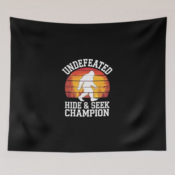 Item preview, bigfoot Undefeated Hide And Seek Champion designed and sold by dainegilbert.