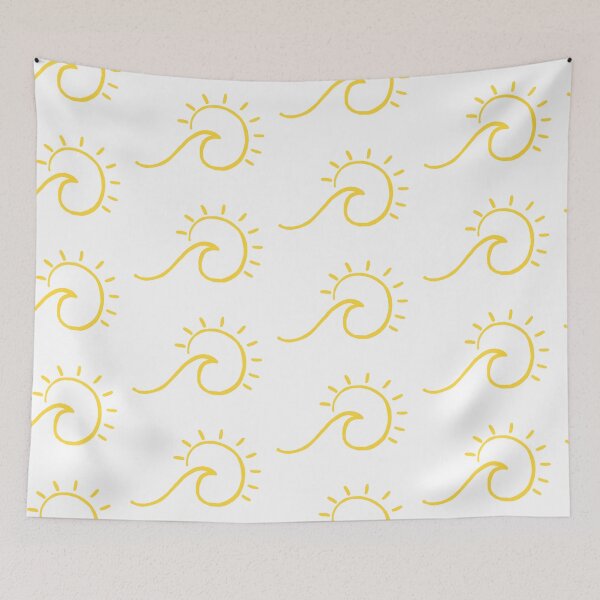 Item preview, yellow beach wave sun shine designed and sold by swerth1217.